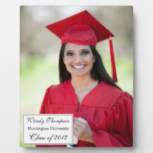 Foto de la graduación placas para mostrar