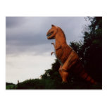 Foto de la postal del dinosaurio de Rex T-Rex del 