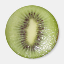 Foto de la rebanada del kiwi imán