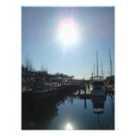 Foto de la sol del puerto deportivo