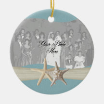 Foto de las estrellas de mar del azul de cielo del ornamentos de reyes magos