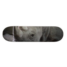 Foto del rinoceronte negro patineta personalizada
