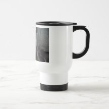 Foto del rinoceronte negro taza de café