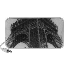 Foto from 1800 del vintage de la torre de Eifel Mp3 Altavoz