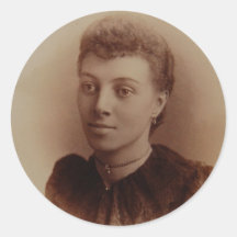 Foto hermosa de la antigüedad de la mujer negra etiqueta