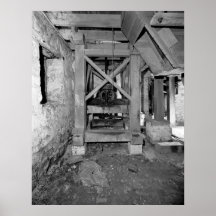 Foto industrial - engranaje cónico del molino de p impresiones