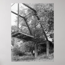 Foto industrial - puente de Osceola Posters