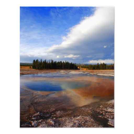 Foto intermediaria del lavabo de Yellowstone 2011