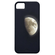 Foto lunar de la astronomía de la media luna iPhone 5 Case-Mate carcasa