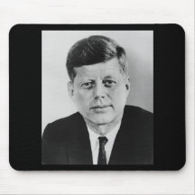 Foto oficial de John_F_Kennedy del public domain Alfombrilla De Ratones