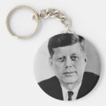 Foto oficial de John_F_Kennedy del public domain Llaveros