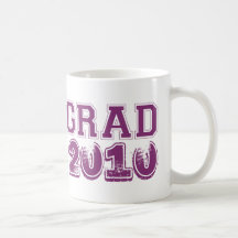 Foto púrpura del personalizado del año 2010 de la  taza de café