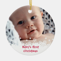 Foto roja del personalizado del niño del pan de je adornos