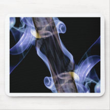 Fotografía abstracta del arte del humo alfombrillas de ratón