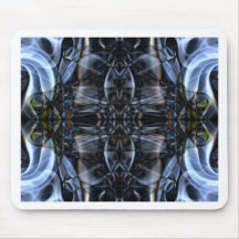Fotografía abstracta del arte del humo alfombrilla de ratón