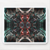 Fotografía abstracta del arte del humo alfombrilla de raton