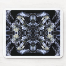 Fotografía abstracta del arte del humo alfombrillas de ratones