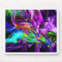 Fotografía abstracta del arte del humo tapete de ratón