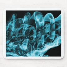 Fotografía abstracta del arte del humo tapete de ratones