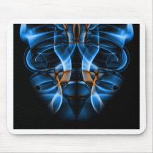 Fotografía abstracta del arte del humo alfombrillas de ratones