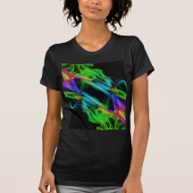 Fotografía abstracta del arte del humo camiseta