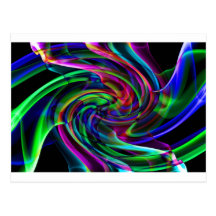 Fotografía abstracta del arte del humo postal