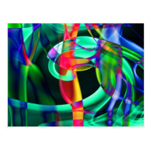 Fotografía abstracta del arte del humo postal