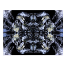 Fotografía abstracta del arte del humo postales