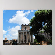 Fotografía de Italia, Roma, foro romano Poster