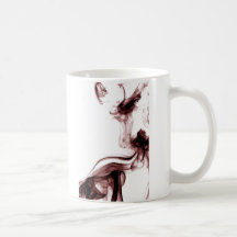 Fotografía del humo - taza roja
