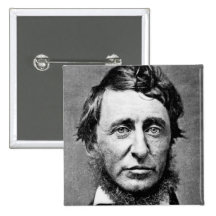 Fotografía del retrato de Henry David Thoreau Pins
