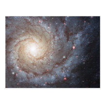 Fotografía hermosa del espacio tarjeta postal