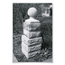 Fotografía I8 4x6 blanco y negro de la letra del a