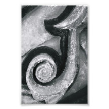 Fotografía J2 4x6 blanco y negro de la letra del a