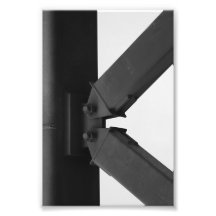 Fotografía K3 4x6 blanco y negro de la letra del a
