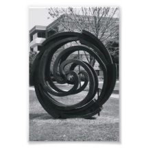 Fotografía O7 4x6 blanco y negro de la letra del a