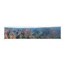 Fotografía panorámica de Hawaii del barranco de Wa Lienzo Envuelto Para Galerías
