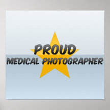 Fotógrafo médico orgulloso poster