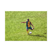 FOTOS ITALIANAS DEL FÚTBOL IMPRESIÓN EN LIENZO ESTIRADA