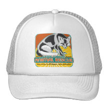 Fox animal del rescate gorro