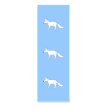 Fox. blanco plantilla de tarjeta personal
