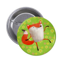 Fox de baile feliz pins