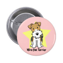 Fox terrier del alambre de la estrella de Kawaii Pin