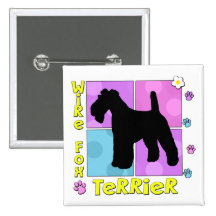 Fox terrier maravilloso del alambre pin