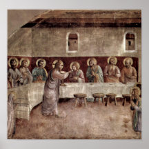 Fra Angelico - cena de la comunión de los apóstole Posters