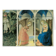Fra Angelico - la tarjeta de felicitación del anun