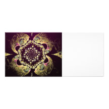 Fractal - adorno floral persa lona publicitaria