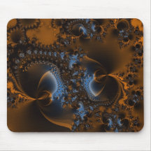 Fractal aherrumbrado del esplendor alfombrilla de ratones