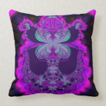Fractal: Almohada de neón de las mariposas