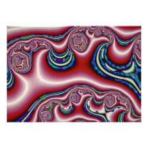 Fractal azul-magenta que practica surf abstracto anuncios  